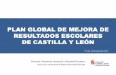 Presentación de PowerPoint - educa.jcyl.es filePlan Global de Mejora de los Resultados Escolares de Castilla y León 2 Trayectoria de la Consejería de Educación con la mejora de