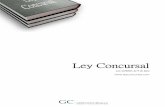 Ley Concursal DE LA WEB - gesconcursalia.com · Ley Concursal Ley 22/2003, de 9 de julio  GC GESCONCURSALIA QUIEBRAS Y SUSPENSIONES DE PAGOS