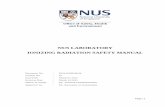 NUS LABORATORY IONIZING RADIATION SAFETY MANUAL Ionizing Radiation Safety... · The ILSC and OSHE can report any incident or conditions of non-compliance to the NUS President, Senior