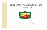 I.E TECNICA AGROPECUARIA DE VILLA .cr­a de pollos de engorde, cultivo de hortalizas, peces ornamentales
