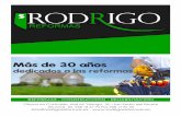 Más de 30 años - Rodrigo Reformas · microcemento ofrece un acabado novedoso para fachadas, suelo y otras superficies interiores y exteriores. Construcción Diseño y Construcción