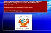 Primer Diplomado Internacional en Derechos Indígenas ... · Lucy Trapnell (1998) “el multilingüismo en el Perú”. ... Mediación Comunicativa en el Internet: Quechua & Aymara.