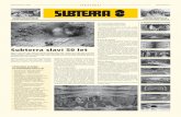 subterra slaví 50 let · ročník XXXVIII, 5 / 2014 | str. 2 ZPRAVODAJ  V polovině října uplyne 45 let od nástupu Josefa Maříka do společnosti Subterra, respektive