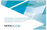 REVIEW OF RESOURCE SHARING ARRANGEMENTSgsbc.tas.gov.au/wp-content/uploads/2017/05/UTS-Review-of-Resource... · REVIEW OF RESOURCE SHARING ARRANGEMENTS ... 3 Analysis of what has worked