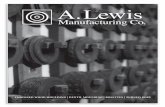 EMBOSSED WOOD MOULDING | DENTIL MOULDING | …alewismfg.com/ALewis_Catalogue_Current.pdf · 1 ABOUT THE COMPANY A. Lewis Manufacturing is a domestic original equipment manufacturer