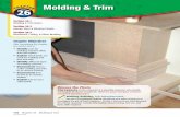 Molding & Trim 26 - Mr. Wilsons Technology Sitewilswood.weebly.com/uploads/1/6/8/8/16880972/ch26_carpentry_se.pdf · Molding & Trim Discuss the Photo Trim Carpentry A trim carpenter