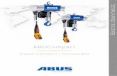 ABUCompact · Details of the ABUS electric chain hoist range and introduction dates are given in the selection table. Why not take advantage of the additional features described from