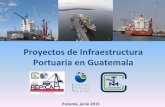 Proyectos de Infraestructura Portuaria en Guatemala · que establece el Código PBIP Clúster Portuario Marítimo Integración de estadísticas de ... Construcción de un muelle tipo