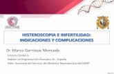 HISTEROSCOPIA E INFERTILIDAD: INDICACIONES Y …marcogarnique.com/ponencias/histeroscopia-e-infertilidad.pdf · ECOGRAFÍA: 2D / 3D / HISTEROSONOGRAFÍA. RADIOLOGÍA: HISTEROSALPINGOGRAFÍA.