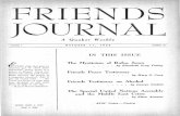 A Quaker Weekly - Friends Journal · friends journal successor to the friend (1827-1955) and friends intelligencer (1844-1955) established 1955 philadelphia, october 11, 1958 vol.