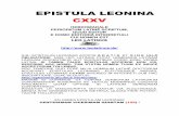 EPISTULA LEONINA CXXV - alcuinus.net 125.pdf · LUCANUS, Bellum civile I 128. De itinere ad Insulam Nivariam facto ... Boreas spirat, qua de causa deversorium elegi in Portu Crucis