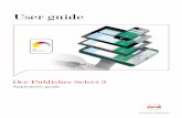 Oc© Publisher Select 3 User guide - Canon Global .About Oc© Publisher Select 3 Oc© Publisher Select