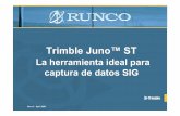 Trimble Juno™ ST - ign.gob.ar · – GPS Pathfinder Tools SDK • O para utilizar con otras aplicaciones basadas en comunicaciones NMEA. Conectividad estándar Bluetooth ... –