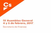 IV Asamblea General 4 y 5 de febrero, 2017 · Grupos Municipales y Parlamentarios En 2012, los Grupos Institucionales con representación el partido era de 7 Grupos ... Galápagos