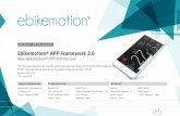 Ebikemotion® APP Framework 2 · Ebikemotion® APP Framework 2.0 New ebikemotion® APP Architecture. ... based on user smartphone or information of the GPS/SIM/TRACKER module if it