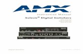 Solecis Digital Switchers - Amazon Web Serviceshabitech.s3.amazonaws.com/PDFs/AMX/SolecisDigitalSwitchers... · Solecis® Digital Switchers SDX-410-DX SDX-510M-DX SDX-810-DX Latest