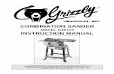 COMBINATION SANDER - images-na.ssl-images-amazon.com · TEST RUN .....16 HORIZONTAL SANDING .....16 CURVED SANDING ... G1014Z Combination Sander -5-We are proud to bring you the Model