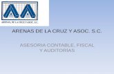 ARENAS DE LA CRUZ Y ASOC. S.C. - mxprom …mxprom-file.s3.amazonaws.com/1167_presentacin_de_la_firma_v4.pdf · Certificado por el Instituto Mexicano de Contadores Públicos, A.C.