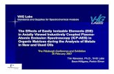 The Effects of Easily Ionizable Elements (EIE) in Axially ... · VHG Labs Standards and Supplies for Spectrochemical Analysis The Effects of Easily Ionizable Elements (EIE) in Axially