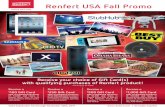 Renfert USA Fall Promo - Harris Discount · Renfert USA Fall Promo Valid September 1st through November 30th, 2017 | Se habla español ... Bi-directional communication between the