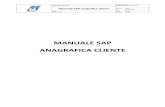 Manuale SAP anagrafica cliente - SAP/Anagrafiche...  Manuale utente Progetto / Societ  Maurelli