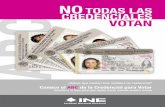 NO - portalanterior.ine.mx · Instituto Nacional Electoral Registro Federal de Electores 1 ¿Sabes que existen tres modelos de credencial? Conoce el ABC de la Credencial para Votar