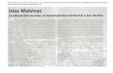 Islas Malvinas: la educación escolar, el nacionalismo ...nulan.mdp.edu.ar/1964/1/01526.pdf · Islas Malvinas la educación escolar, el nacionalismo territorial y los recelos Al levantar