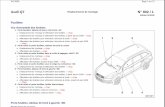 Audi Q7 Emplacements de montage N° 802 / 1 · Audi Q7 Emplacements de montage N° 802 / 1 Edition 09.2009 Fusibles Vue d'ensemble des fusibles 1 - Porte-fusibles, tableau de bord,
