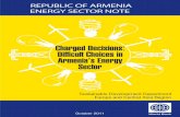 Charged Decisions: Difficult Choices in Armenia’s Energy ...siteresources.worldbank.org/ARMENIAEXTN/Resources/010912_01_eng.pdf · Charged Decisions: Difficult Choices in Armenia’s