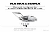 Manual do Operador Placa Compactadora de Solo - wsm.com.brwsm.com.br/manual_kawashima/Manual Placa Compactadora de Solo PC... · 3 1. Introdução 2. Procedimentos de segurança Parabéns