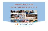 MEMORIA DE ACTIVIDADES 2017 - apacetoledo.orgapacetoledo.org/t_memoria_asociacion_2017.pdf · colaboradores y socios, un año más, APACE ha podido sacar adelante su proyecto y continuar