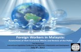 Foreign Workers in Malaysia - Family Repositoryfamilyrepository.lppkn.gov.my/334/1/Foreign_Workers_in_Malaysia;... · Economic Impact of Foreign Workers on: ... Mfg food-bev-tob Mfg