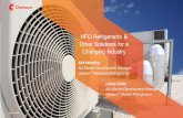 HFO Refrigerants & Other Solutions for a Changing Industry · HFO Refrigerants & Other Solutions for a Changing Industry April 5, 2018 Rick Wentling NA Market DevelopmentManager Opteon™