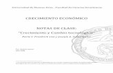CRECIMIENTO ECONÓMICO NOTAS DE CLASE: ò ó · 2018-09-05 · NOTAS DE CLASE: CAMBIO TECNOLÓGICO I Crecimiento Económico / FCE-UBA F. LIST Y J. A. SCHUMPETER Curso: Andrés Asiain