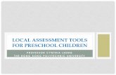 Local assessment tools for preschool children · sub-scale of WPPSI-R . THE SOCIAL SCALE