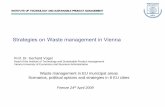Strategies on Waste management in Vienna - Columbia University · Strategies on Waste management in Vienna ... 1.500.000 1.550.000 1.600.000 1.650.000 1.700.000 ... E-Mail: gvogel@wu-wien.ac.at