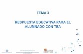 TEMA 3 RESPUESTA EDUCATIVA PARA EL ALUMNADO CON …autismocastillayleon.com/wp-content/uploads/2016/06/tema_3... · - Fechas señaladas con pictogramas - Periodos vacacionales. SISTEMAS