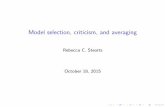 Model selection, criticism, and averaging - Statistical Sciencercs46/lectures_2015/14-bayes1/14-bayes4.pdf · #form the full design matrix of# #covariates with main effects# #quadratic