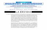 LA ENVIDIA - basilio.org.ar · LA ENVIDIA La Real Academia Española da dos definiciones para la palabra ENVIDIA; · De acuerdo a la primera definición la envidia es sentir triste-