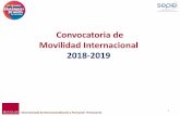 Convocatoria de Movilidad Internacional 2018-2019edii.uclm.es/erasmus/Erasmus+_2018-19.pdf · o Estancias en universidades no europeas para realizar estudios. ... Chipre, Croacia,