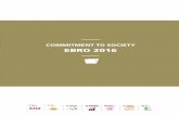 COMMITMENT TO SOCIETY EBRO 2016 - Ebro Foods · Group’s commitment to society is also developed through social initiatives set up in the areas of food and nutrition, education,