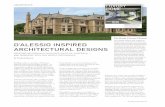 D’ALESSIO INSPIRED ry-wood trusses that are in perfect … · Building castles is a specialty of D’Alessio Inspired Architectural Designs (DIAD)—an . international residential