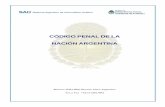 CÓDIGO PENAL DE LA NACIÓN ARGENTINA - spij.minjus.gob.pespij.minjus.gob.pe/.../Legcomp/Sudamerica/Argentina/CODIGO_PENAL.pdf · ley 24410 art.5 sustituye la denominacion del capitulo