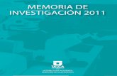 MEMORIA DE INVESTIGACIÓN 2011 - di.utalca.cldi.utalca.cl/docs/pdf/memorias/Memoria2011.pdf · En cuanto a los proyectos Fondef e Innova Corfo, varios investigadores de la Institución