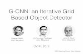 G-CNN: an Iterative Grid Based Object Detectorvgg/rg/slides/GCNN.pdf · G-CNN: an Iterative Grid Based Object Detector CVPR, 2016 Larry S. Davis Univ. Maryland Mohammad Rastegari