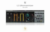 WAVES L1 Ultramaximizer - Waves Audio · 4 L1 UltraMaximizer / User Guide The L1 offers superb re-quantization for all bit depths, including 24-bit, 20-bit, 16-bit, 12-bit, and 8-bit