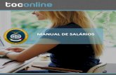MANUAL DE SALÁRIOS - ajuda.toconline.pt · _ Descarregar ficha de colaborador, permite a descarga da ficha de cadastro do colaborador para o formato de leitura PDF; _ Editar dados