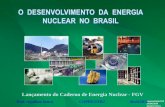 Desenvolvimento da Energia Nuclear - aben.com.br · apresentação fgv 27/04/2016 aquilino senra aplicaÇÕes da energia nuclear medicina indÚstria agricultura preservaÇÃo de alimentos