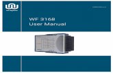 WF 3168 User Manual - wireflow.se · WF 3168 | User Manual 4 © WireFlow 2018 AC0094-009, rev A Device information Introduction The WF 3168 from WireFlow is an 8-channel battery monitoring