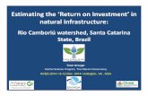 Rio Camboriú watershed, Santa Catarina State, Brazil 11... · Estimating the ‘Return on Investment’ in natural infrastructure: Rio Camboriú watershed, Santa Catarina State,